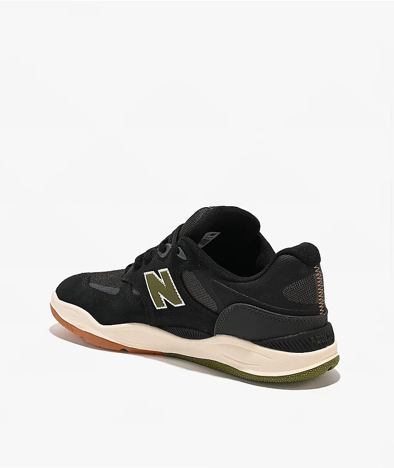 New Balance Numeric Tiago 1010 Black & Green Skate Shoes