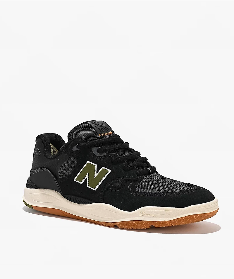 New Balance Numeric Tiago 1010 Black & Green Skate Shoes