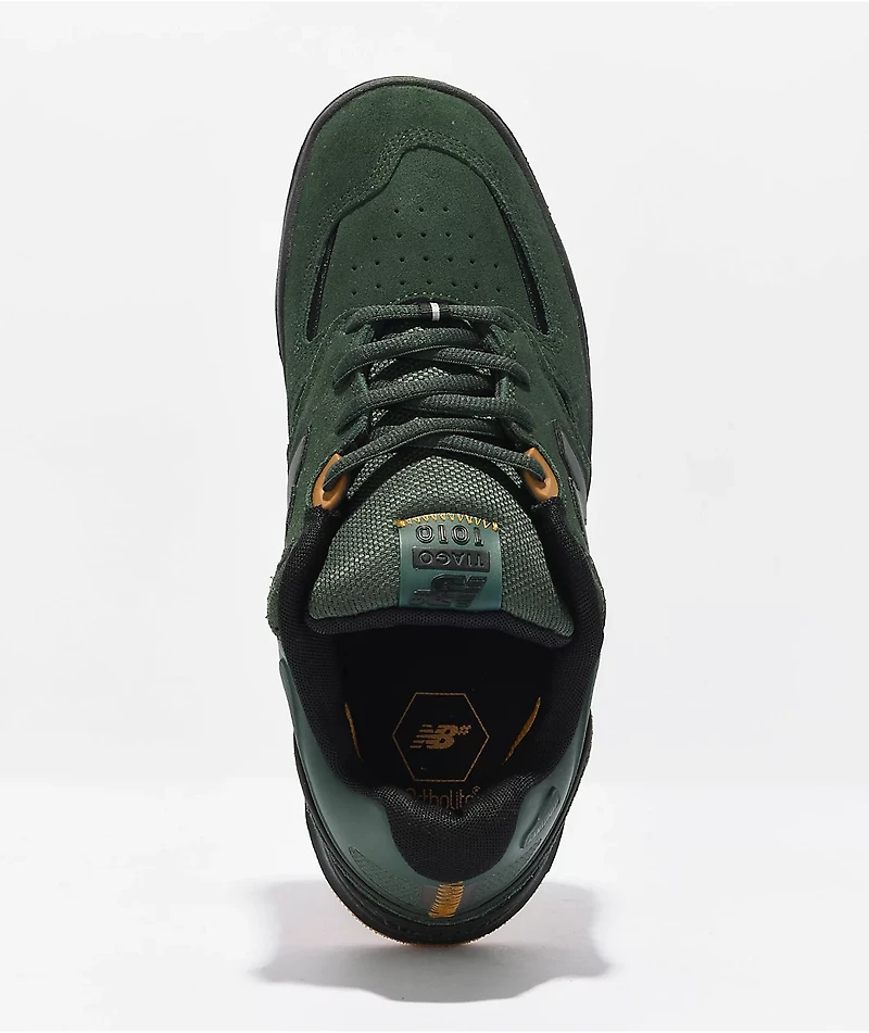 New Balance Numeric Tiago 1010 Forest Green & Black Skate Shoes