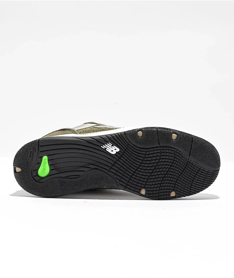 New Balance Numeric Tiago 1010 Olive & Grey Skate Shoes