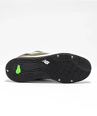New Balance Numeric Tiago 1010 Olive & Grey Skate Shoes