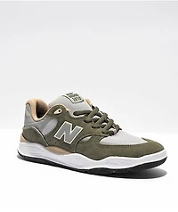 New Balance Numeric Tiago 1010 Olive & Grey Skate Shoes