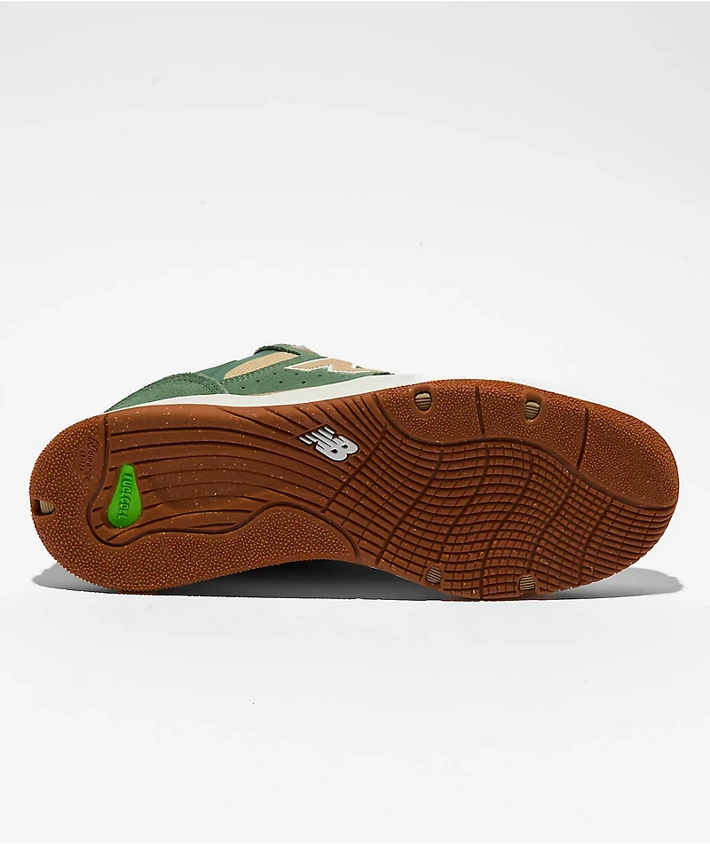 New Balance Numeric Tiago 1010 Sage & Tan Skate Shoes