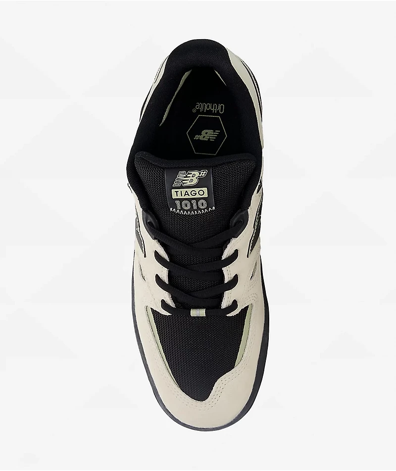 New Balance Numeric Tiago 1010 Sea Salt & Black Skate Shoes