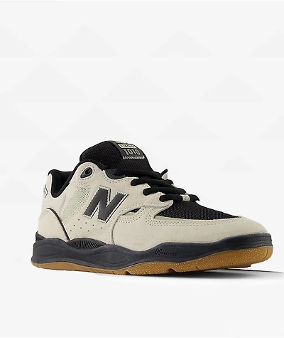 New Balance Numeric Tiago 1010 Sea Salt & Black Skate Shoes
