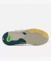 New Balance Numeric Tiago 1010 White & Spruce Skate Shoes