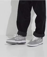 New Balance Numeric Tiago Lemos 808 Grey & White Skate Shoes