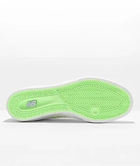 New Balance Numeric Villani 272 Franky White & Green Skate Shoes