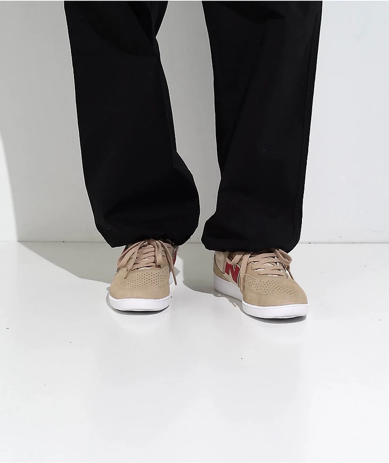 New Balance Numeric Westgate 508 Beige & Red Skate Shoes