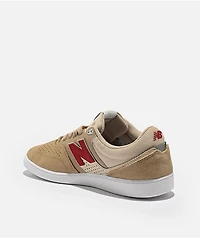 New Balance Numeric Westgate 508 Beige & Red Skate Shoes