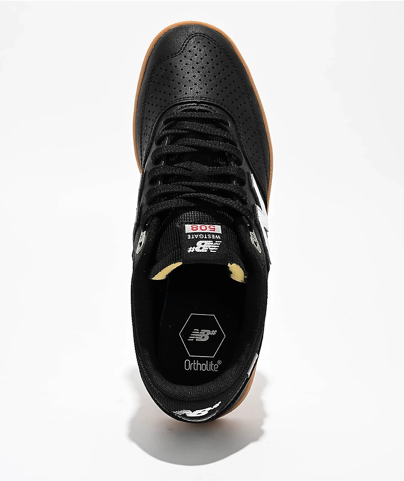 New Balance Numeric Westgate 508 Black & Gum Skate Shoes