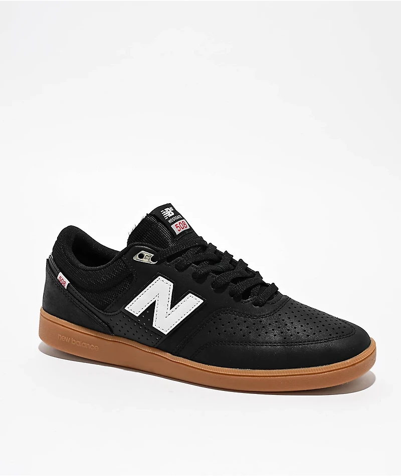 New Balance Numeric Westgate 508 Black & Gum Skate Shoes