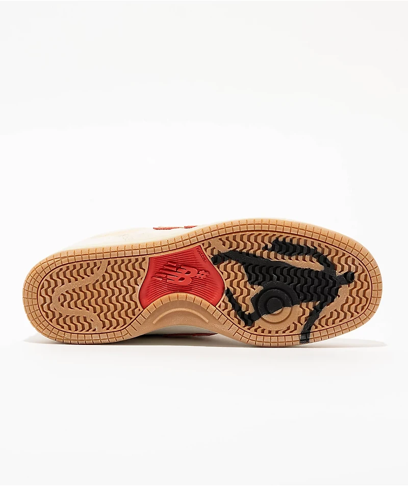New Balance Numeric x Chocolate 480 Tan & Gum Skate Shoes