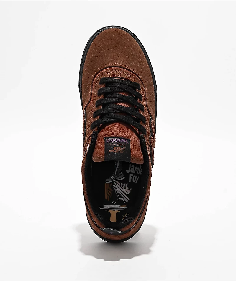 New Balance Numeric x Deathwish 306 Jamie Foy Brown & Black Skate Shoes