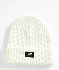 New Balance Sea Salt Waffle Knit Beanie