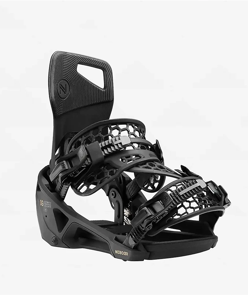 Nidecker LT Supermatic® Black Snowboard Bindings 2027