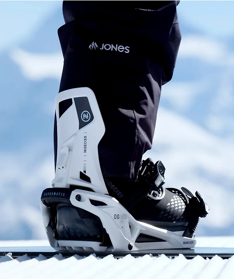 Nidecker LT Supermatic® White Snowboard Bindings 2027