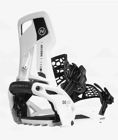 Nidecker LT Supermatic® White Snowboard Bindings 2027