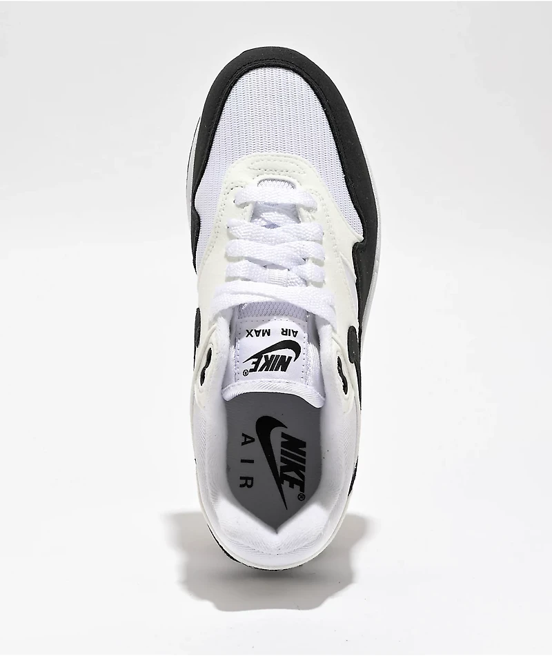 Nike Air Max 1 Summit White & Black Shoes