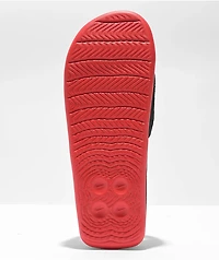 Nike Air Max Cirro Black & University Red Slide Sandals