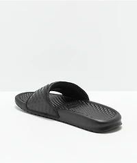 Nike Benassi Black & White Slide Sandals