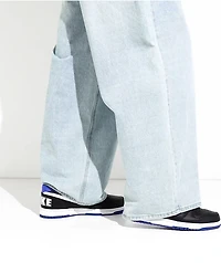 Nike Big Nike Low Black & Royal Blue Shoes