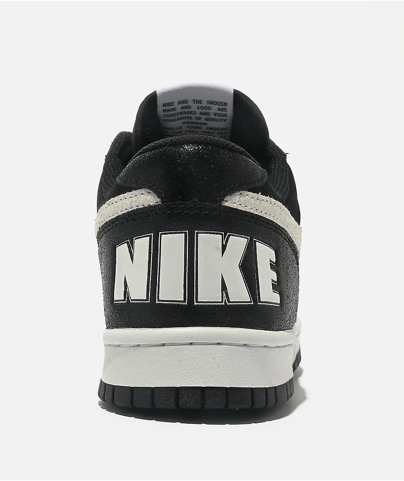 Nike Big Nike Low Lux Black & White Shoes