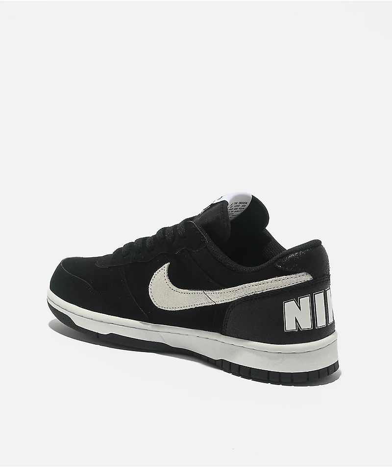 Nike Big Nike Low Lux Black & White Shoes