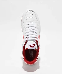 Nike Big Nike Low White & Gym Red Shoes