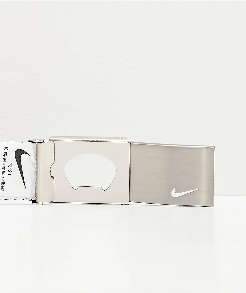 Nike Black & White Reversible Web Belt