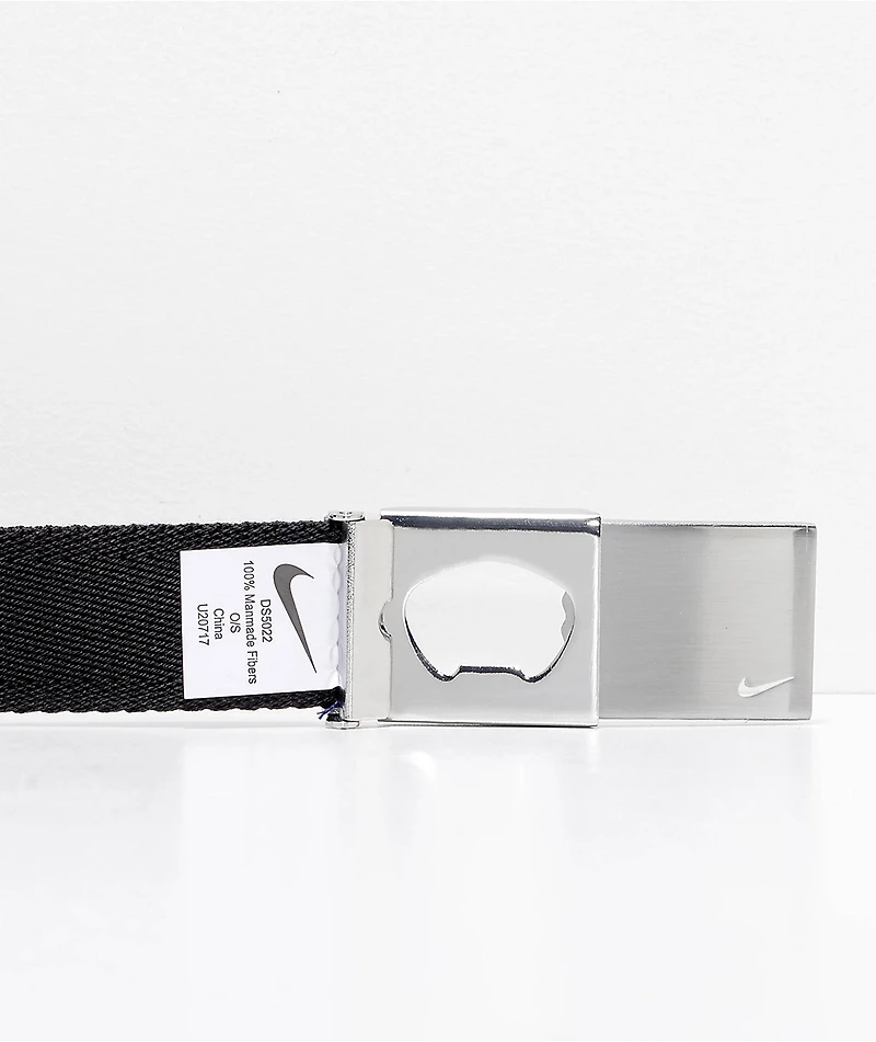 Nike Black Web Belt