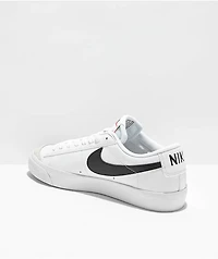 Nike Blazer '77 Low White & Black Leather Shoes