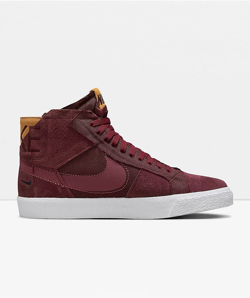 Nike Blazer Mid '77 Premium Night Maroon Sail Shoes