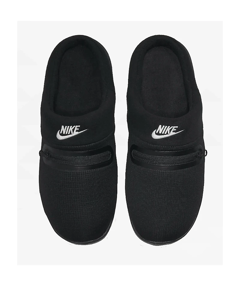 Nike Burrow Black Slippers