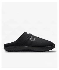 Nike Burrow Black Slippers