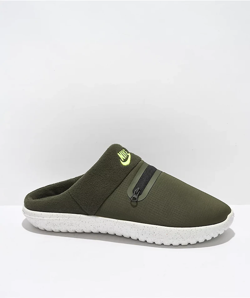 Nike Burrow Cargo & Khaki Slippers