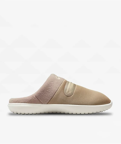 Nike Burrow Khaki & Moon Fossil Slippers