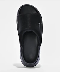 Nike Calm Elevation Black Platform Slide Sandals