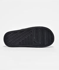 Nike Calm Elevation Black Platform Slide Sandals