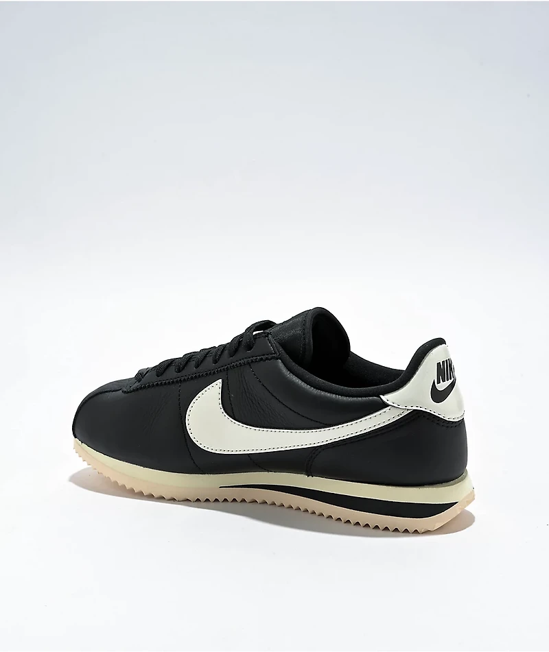 Nike Cortez 23 Premium Black & Alabaster Shoes