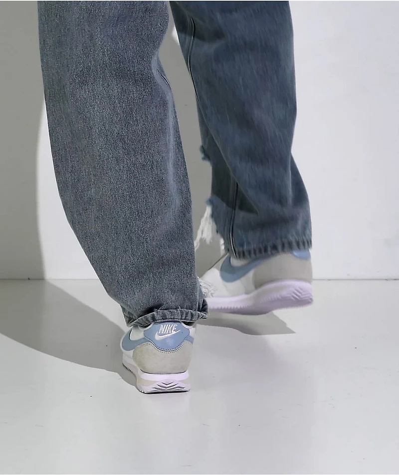 Nike Cortez Textile Light Armory Blue & Summit White Shoes