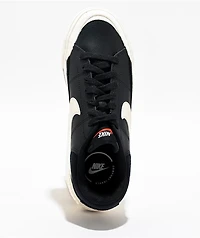 Nike Court Legacy Lift Black & White Platform Shoes