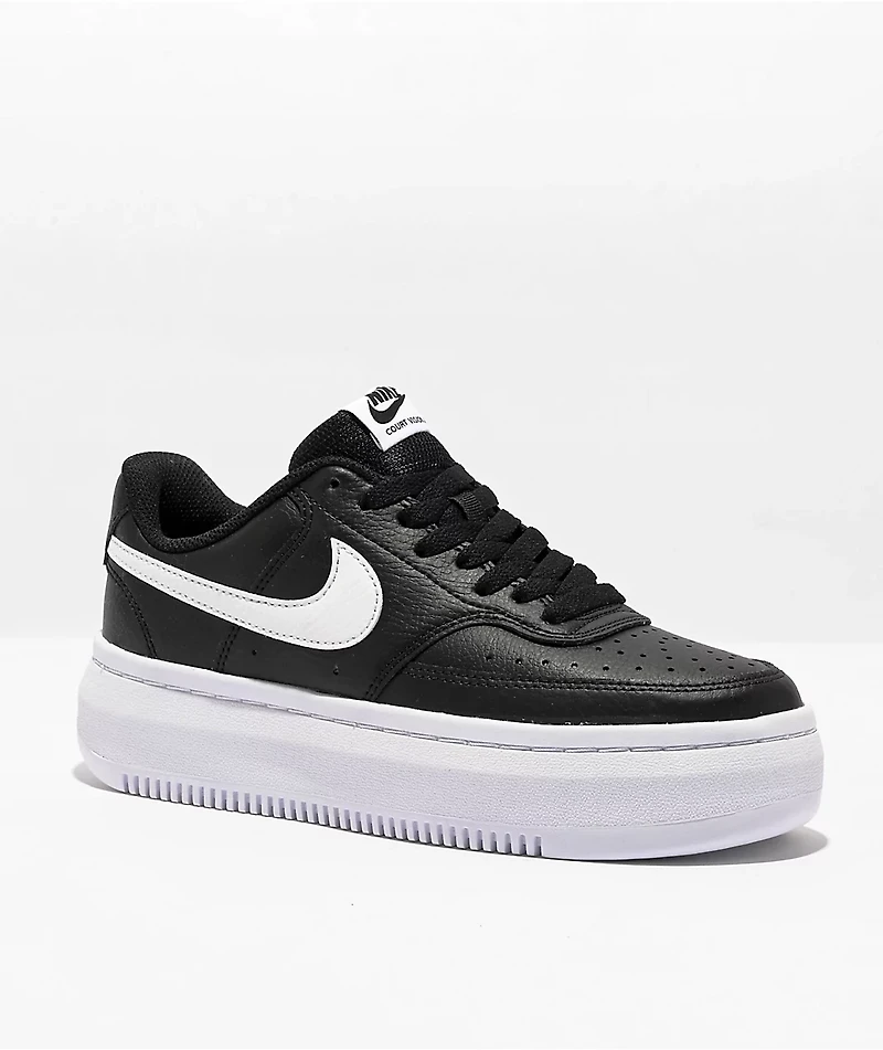 Nike Court Vision Alta Black & White Shoes