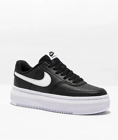 Nike Court Vision Alta Black & White Shoes