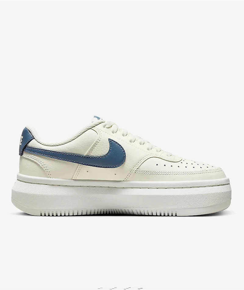 Nike Court Vision Alta White & Blue Shoes