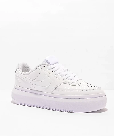 Nike Court Vision Alta White Shoes