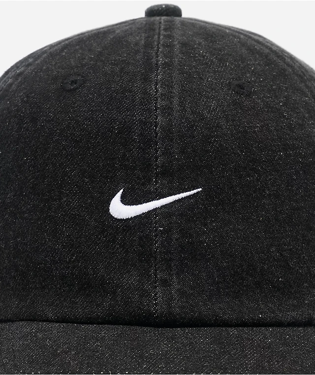 Nike Dad Unstructured Black Denim Strapback Hat at CoolSprings