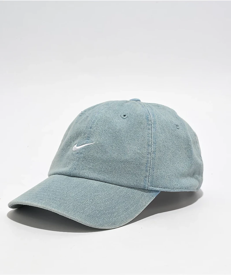 Nike Dad Unstructured Blue Denim Strapback Hat