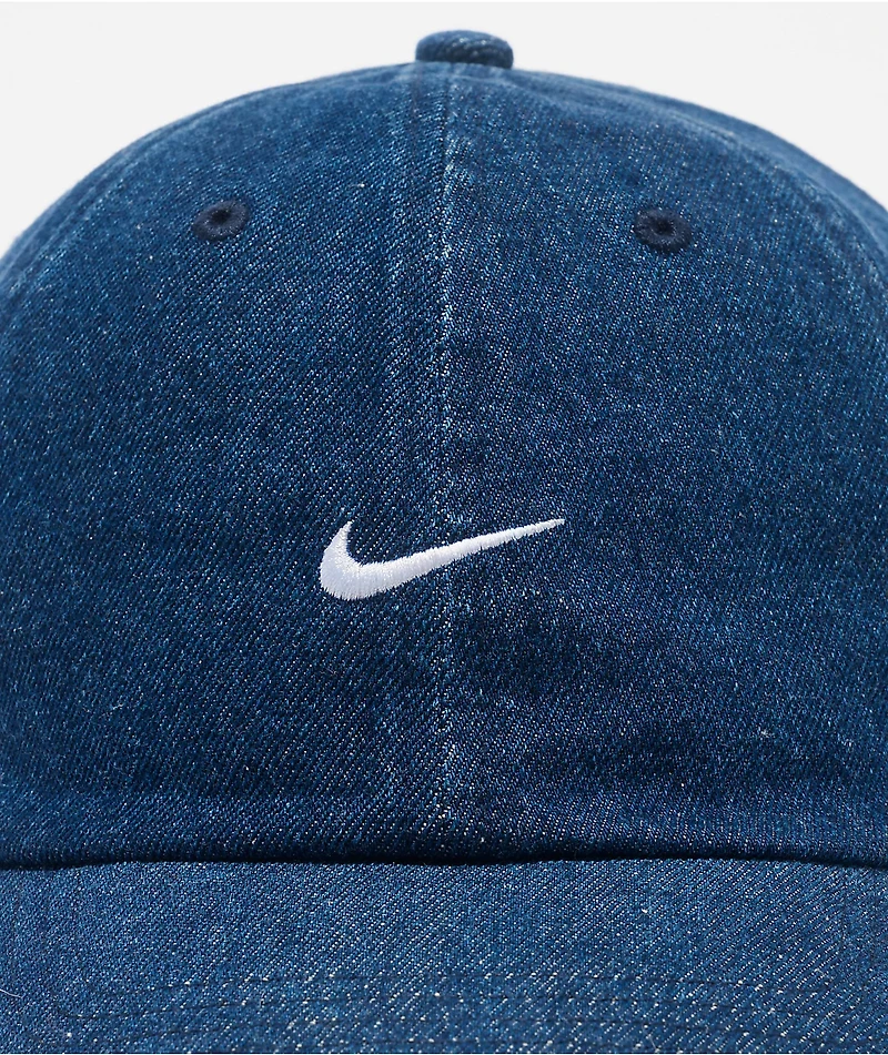 Nike Dad Unstructured Blue Denim Strapback Hat