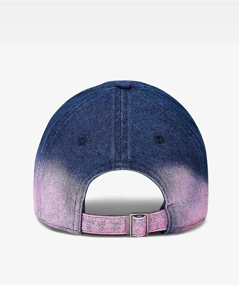 Nike Dad Unstructured Pink Wash Denim Strapback Hat